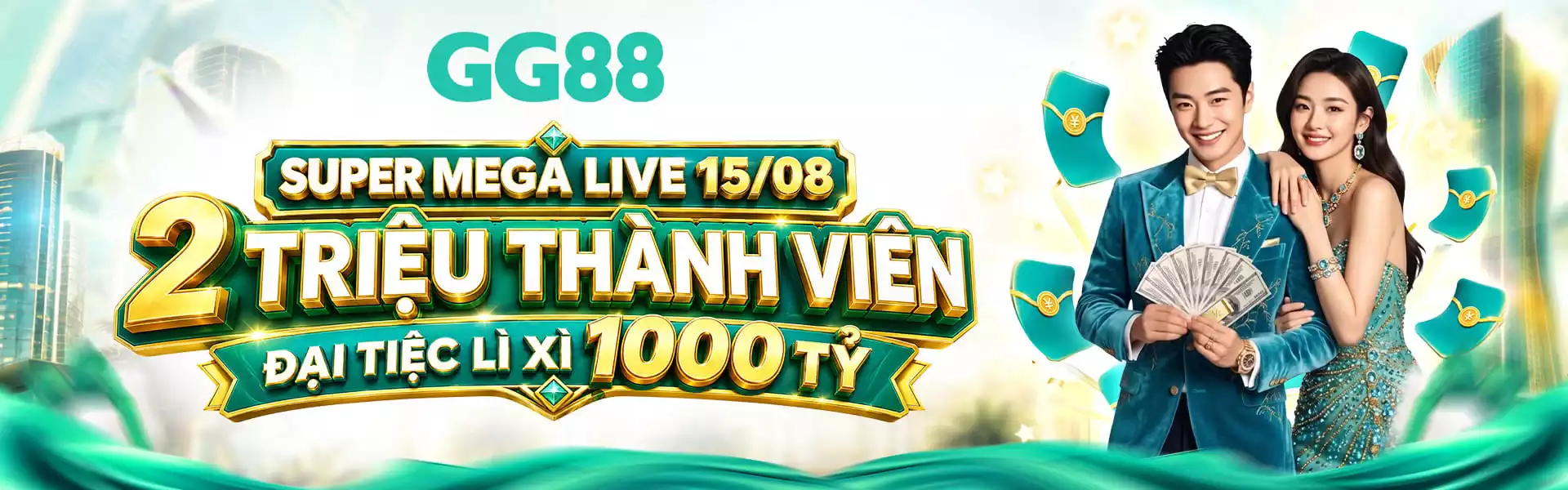 GG88 GURU Banner Super Mega Live 15/8